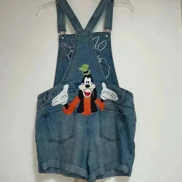 Custom Disney Appliqué Short Overalls - Picture 5 of 12